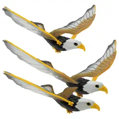 GENERICO - ESPANTAPÁJAROS AHUYENTADOR COLGANTE DE AVES A PILAS PACK X3