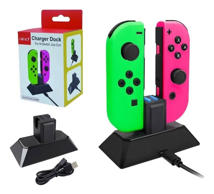 Cargador Para Mandos De Nintendo Switch Oled Cargador Joycon