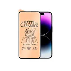 GENERICO - Mica de cerámica Mate para iPhone 15 PRO MAX
