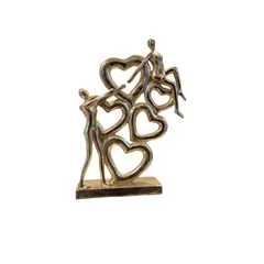 GENERICO - Escultura Decorativa de una pareja Amor Abstracto