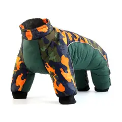 GENERICO - ENTERIZO TÉRMICO IMPERMEABLE FORRO CARNERO MASCOTA PERRO-XXL