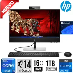 HP - All-in-One ProOne 440 G9, 23.8" FHD, i5-14500, RAM 16GB, SSD 1TB, W11 PRO