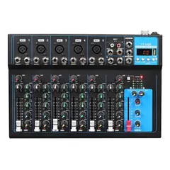 U BUY - Consola Mezcladora De Audio Portátil 7 Canales