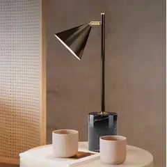 GENERICO - Lámpara de Mesa Black Led