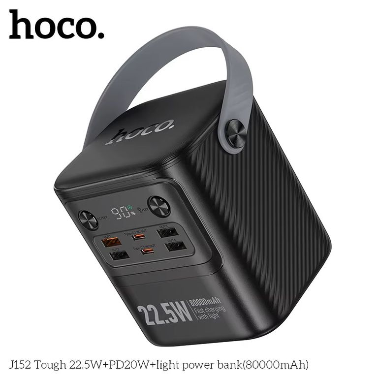 Bateria Portatil 80000mha 22W Carga Rapida Premiun J152