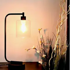 GENERICO - Lámpara de Mesa Black Led