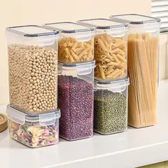 GENERICO - Set de 7 Contenedores ConTapa Hermética para Almacenar Alimentos