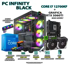 INTEL - Computadora PC Gamer I7 12700KF RAM 32GB SSD 1TB GRAFICA RTX 5060TI 8GB