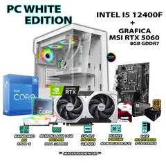 INTEL - Computadora PC Gamer Core i5 12400F RAM 16GB SSD 1TB RTX 5060 8GB