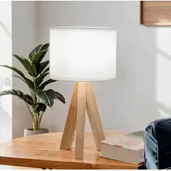 GENERICO - Lámpara de Mesa Wood Led