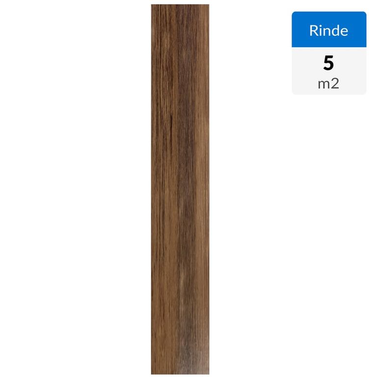 Piso Vinílico Autoadhesivo 5m2 Caja 32 Piezas Antideslizante Café oscu