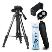 U BUY - Trípode Celular Cámara Portátil Aluminio Negro