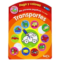 GENERICO - COLOREA Y PEGA LIBRO DE ACTIVIDADES TRANSPORTES