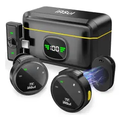 OEM - Micrófono Inalámbrico con Estuche de Carga y Cancelación de Ruido SX21