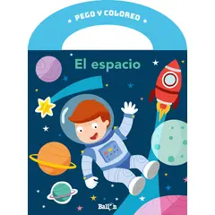 GENERICO - STICKERS Y COLORES: LIBRO MALETÍN DE ACTIVIDADES EL ESPACIO