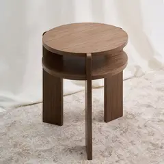 ELIA - Mesa Auxiliar Oreo - Color Nuez