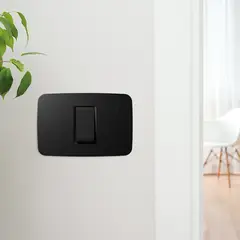 ABB - Interruptor Simple Negro Origen