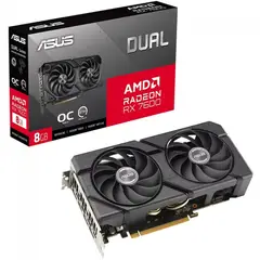 ASUS - TARJETA DE VIDEO DUAL-RX7600-O8G-EVO 8GB GDDR6