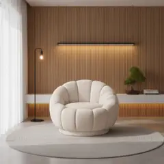 MUEBLES MACRUMO - Butaca Pétalos - Tela ovejero antifluido