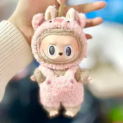 DISEÑO ORIGINAL - Ropa para Labubu Conjunto Overol Cerdito