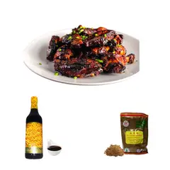 GENERICO - Pack 2u Salsa de Soja Oscura y Sazonador 5 especias