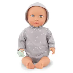 LULLABABY - Muñeco jumper gris y ojos azules