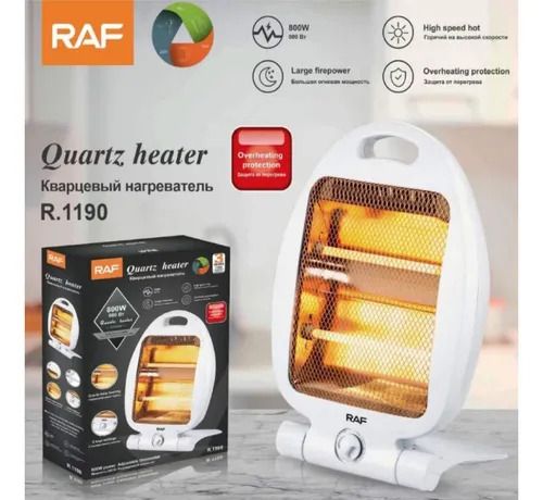 ESTUFA DE QUARZO 800W BLANCO