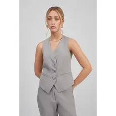 BANATY - CHALECO SASTRE TATIANA CON BOTON PLASTICO DE MUJER