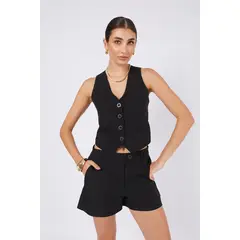 BANATY - CHALECO CASUAL SASTRE CON REGULADOR PARA MUJER