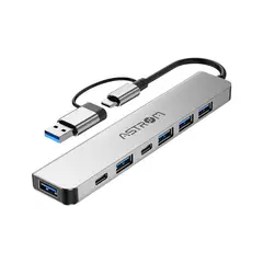 ASTROM - Adaptador Hub AST MH2371 USB 7 en 1
