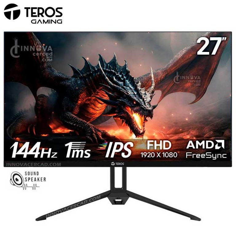 Monitor TE-2714S, 27" FHD IPS, 144Hz, 1 ms, HDMI, DP, Speakers
