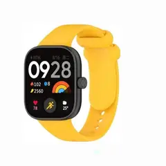 GENERICO - Correa Silicona para Xiaomi Redmi Smart Watch 4 - Amarillo