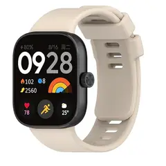 GENERICO - Correa Silicona para Xiaomi Redmi Smart Watch 4 - Beige