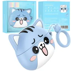 HOCO - Audifonos Inalambricos con Funda de Gato Color Azul - Modelo EW48