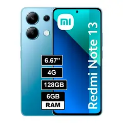 XIAOMI - Celular Redmi Note 13 128 GB 6 GB RAM AZUL