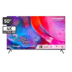 HYUNDAI - Televisor Smart TV 50 pulgadas 4K UHD Google TV HYLED5020G4KM
