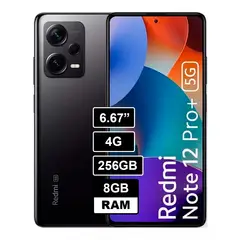 XIAOMI - Celular Redmi Note 12 Pro plus 5G 256 GB 8 GB RAM NEGRO
