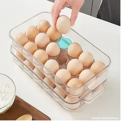 INSPIRA - Contenedor organizador de huevos Pack x2