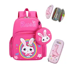 GENERICO - Mochila para Kinder con Diseño Infantil + Cartuchera de Regalo