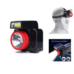 OEM - Linterna de Cabeza Minera Frontal Recargable para Senderismo LP-529