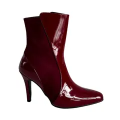 SAPATU - BOTINES DE VESTIR MUJER EVA II VINO CHERY