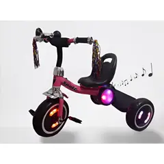 GENERICO - Triciclo Musical Con Luces Rosado