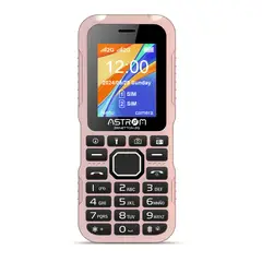 ASTROM - Celular 1701H Dual Sim 2G Color Rosado 2.4 benethon