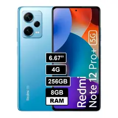 XIAOMI - Celular Redmi Note 12 Pro plus 5G 256 GB 8 GB RAM AZUL