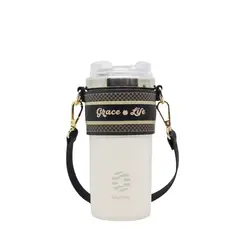 FJBOTTLE - - Taza térmica de café con aislamiento de acero inoxidable 500ml - Blanco