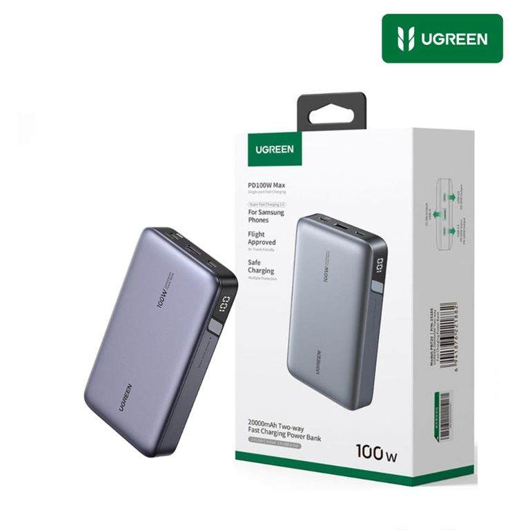 PowerBank Nexode 100w 20,000mAh con Cable USB-C Para Galaxy iPhone 16