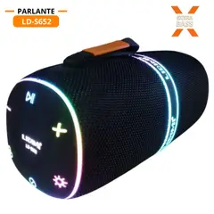 LIDIMI - Parlante Bluetooth LD-S652 30W X-BASS con Luces RGB USB y Radio FM