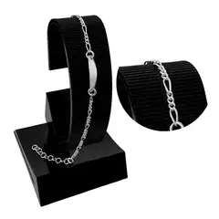 GENERICO - Pulsera Esclava Oval Kids Niño Niña Joya Regalo Plata 925