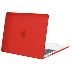 GENERICO - Funda Case para MacBook Air 13.6 " A3240/ A3113 /A2681 - ROJO