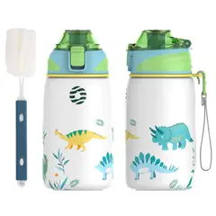FJBOTTLE - - Botella infantil de agua con aislamiento de acero inoxidable 400 ml